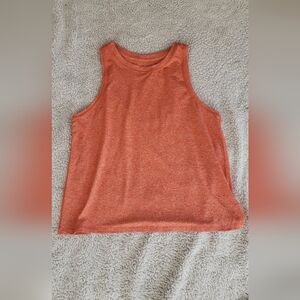 Athleta tank top size small orange high neck